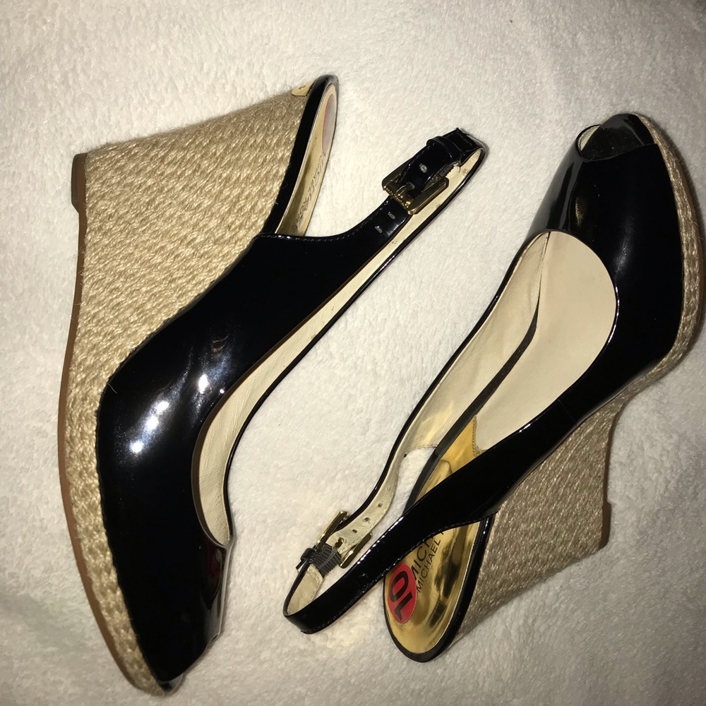 Michael kors high heeled sling back size 10